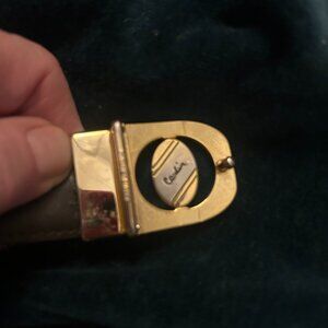 Pierre Cardin Genuine Leather Men's Belt; Brown; Made in Italy